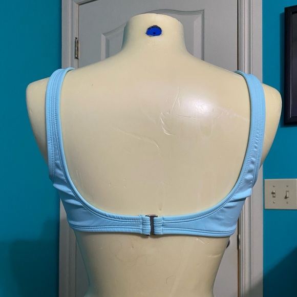 Baby blue bikini top NWOT - Picture 3 of 3